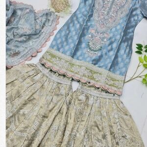 Nikah and mehndi gharara